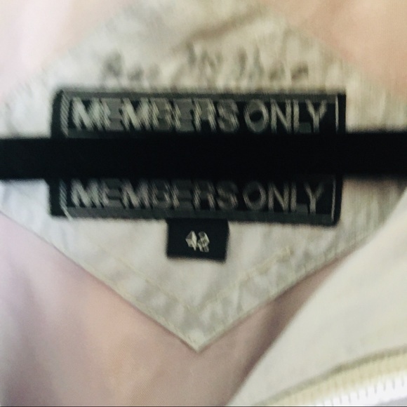 Members Only Iconic 80’s Racer Jacket size42 XL M2 - Picture 8 of 8